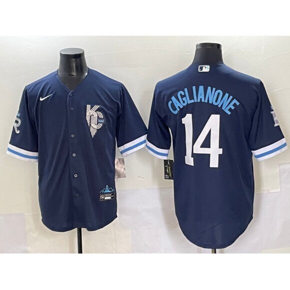 Mens Youths Kids Womens Jac Caglianone Royal Stitched Jersey